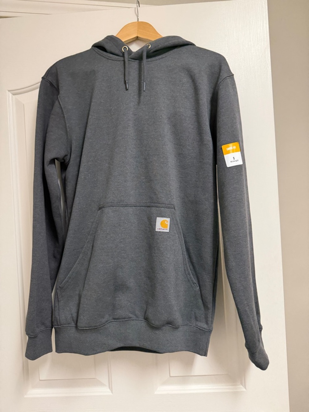 Carhartt Men’s Dark Gray Hooded Pullover Sweatshirt NWT.